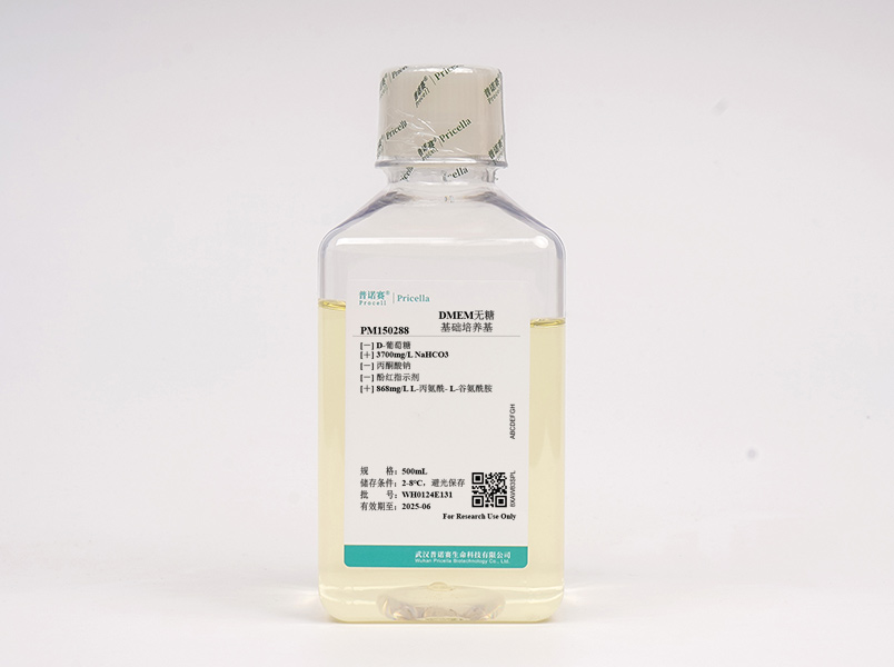 DMEM無糖 (含L-丙氨酰-L-谷氨酰胺，不含丙酮酸鈉、酚紅)